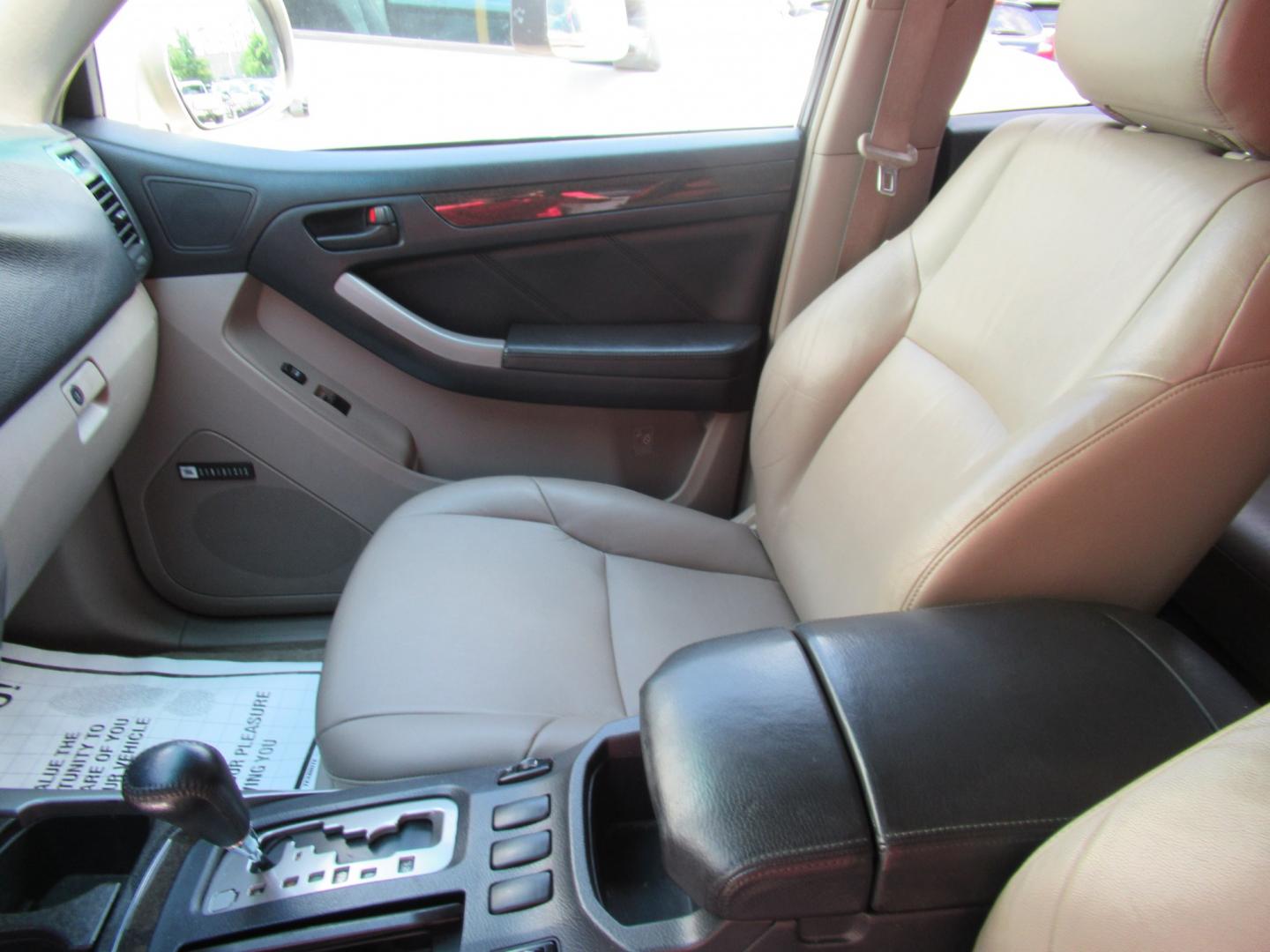 2005 Gold /Tan Toyota 4Runner Limited V6 2WD (JTEZU17R458) with an 4.0L V6 DOHC 24V engine, 5A OD transmission, located at 1511 North Shepherd Dr., Houston, TX, 77008, (281) 657-1221, 29.798361, -95.412560 - 2005 Toyota 4Runner Limited VIN: JTEZU17R458034212 Vehicle Details 4 Door Wagon/Sport Utility 4.0L V6 F DOHC 24V Gasoline Rear wheel drive- Photo#4
