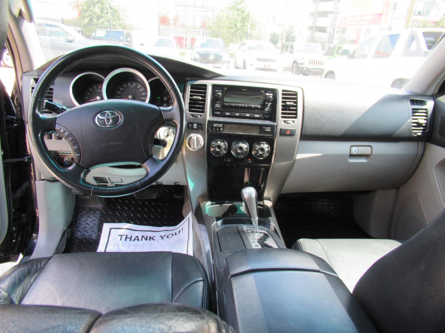 2006 Black /Black Toyota 4Runner Sport Edition 4WD V8 (JTEBT14R868) with an 4.7L V8 DOHC 32V engine, 5A OD transmission, located at 1511 North Shepherd Dr., Houston, TX, 77008, (281) 657-1221, 29.798361, -95.412560 - 2006 Toyota 4Runner Sport Edition VIN: JTEBT14R868037687 4 Door Wagon/Sport Utility 4.7L V8 F DOHC 32V Gasoline All wheel drive- Photo#14