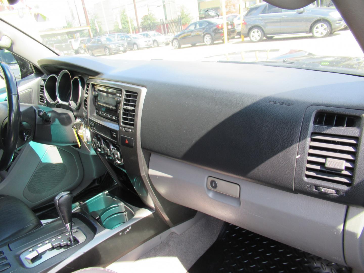 2006 Black /Black Toyota 4Runner Sport Edition 4WD V8 (JTEBT14R868) with an 4.7L V8 DOHC 32V engine, 5A OD transmission, located at 1511 North Shepherd Dr., Houston, TX, 77008, (281) 657-1221, 29.798361, -95.412560 - 2006 Toyota 4Runner Sport Edition VIN: JTEBT14R868037687 4 Door Wagon/Sport Utility 4.7L V8 F DOHC 32V Gasoline All wheel drive- Photo#20