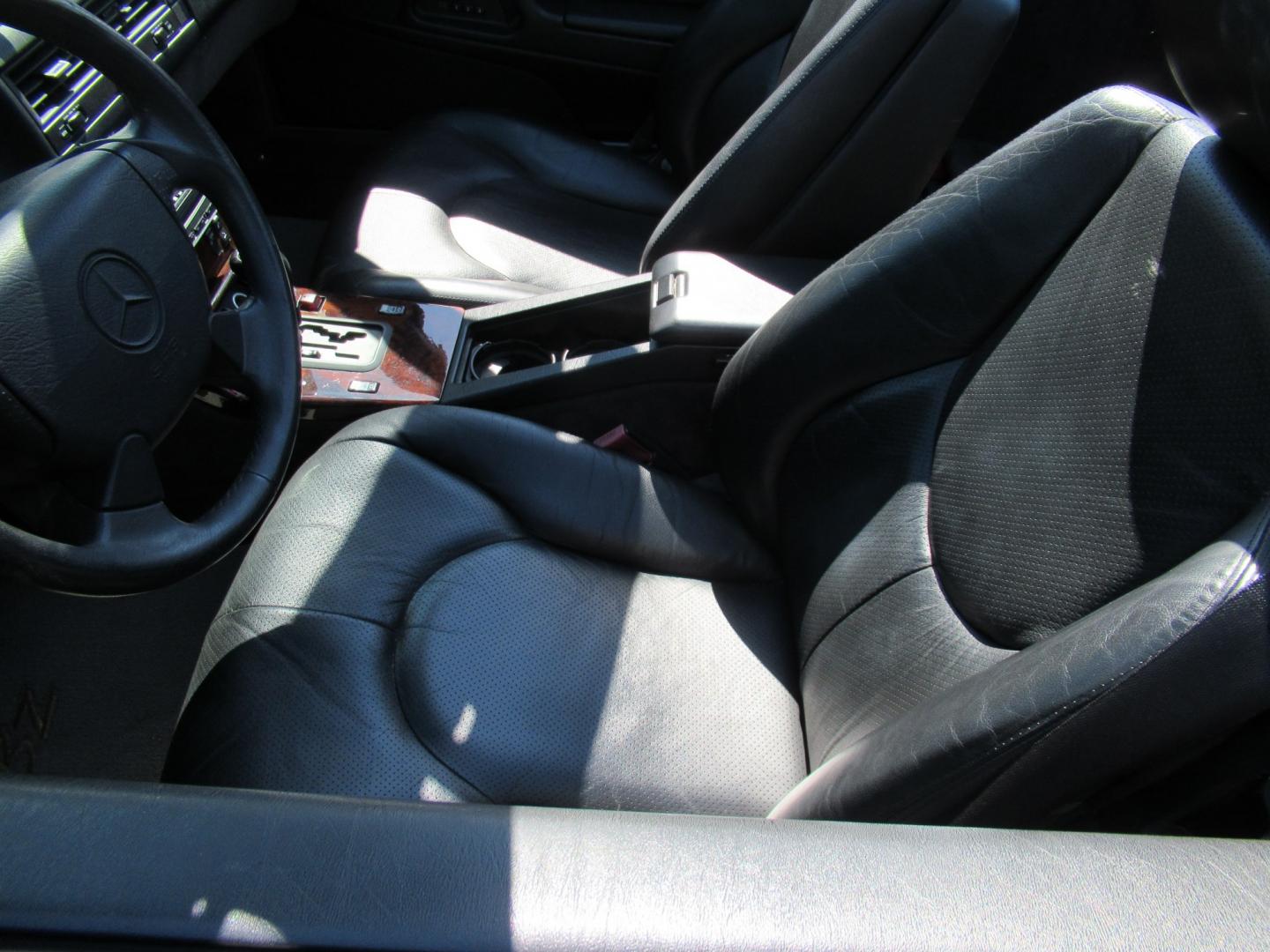 1997 Silver /Black Mercedes-Benz SL-Class SL500 40th Anniv. Roadster (WDBFA67F7VF) with an 5.0L V8 DOHC 32V engine, 5A OD transmission, located at 1511 North Shepherd Dr., Houston, TX, 77008, (281) 657-1221, 29.798361, -95.412560 - 1997 Mercedes-Benz SL-Class SL 500 VIN: WDBFA67F7VF147634 Vehicle Details Convertible 5.0L V8 F Gasoline Rear wheel drive- Photo#6